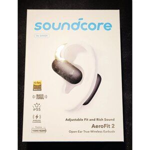🔥🔥 soundcore AeroFit 2 Open-Ear Headphones & Adjustable Ear Hooks
